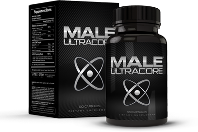 Box and Bottle of Male UltraCore Pills